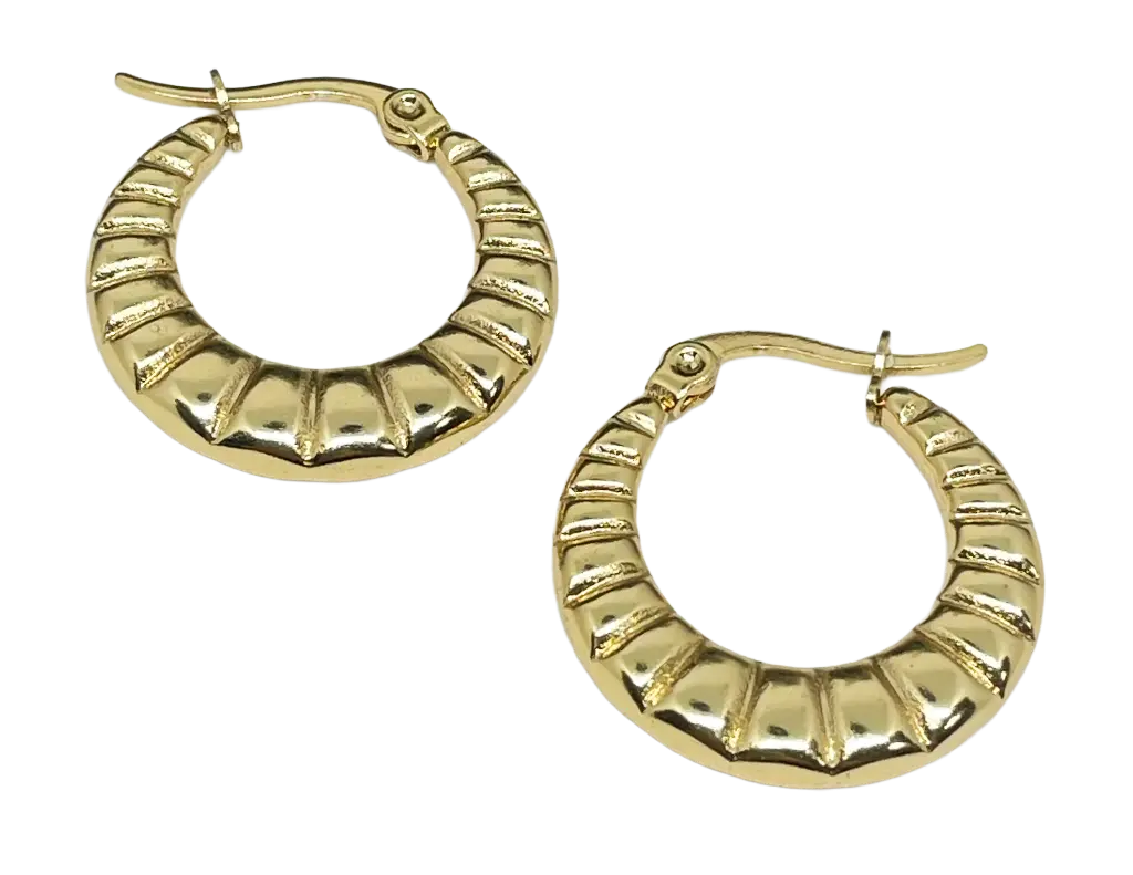 aretes-argollas-doradas-pequeñas-de-acero-shatzi-guatemala.webp
