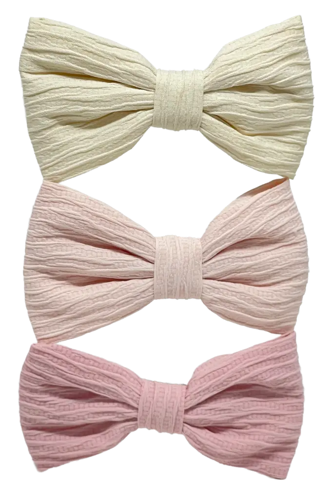 Set de moñas de tela