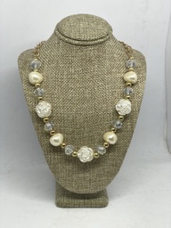 [51010] Collar de perlas en dorado
