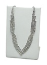 Set de collar y aretes con brillantitos