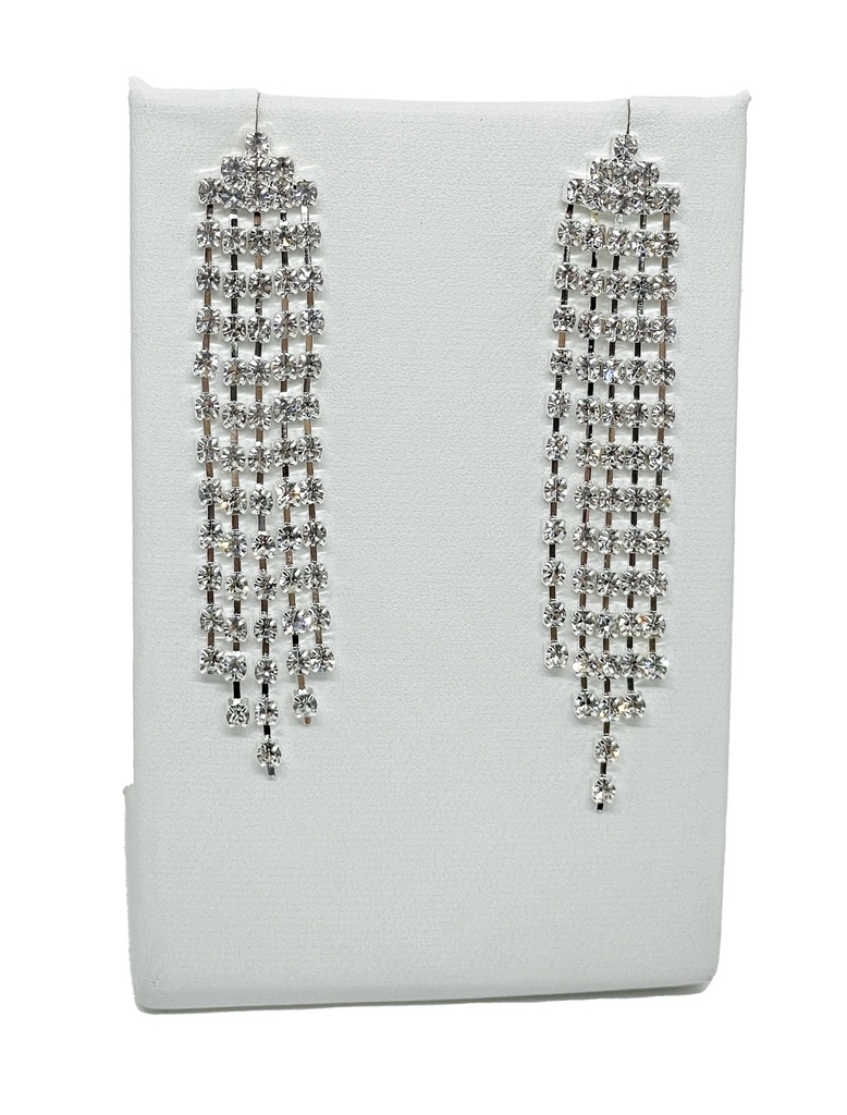 Aretes con brillantitos