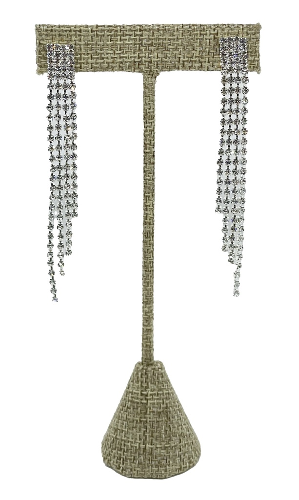 Aretes con brillantitos