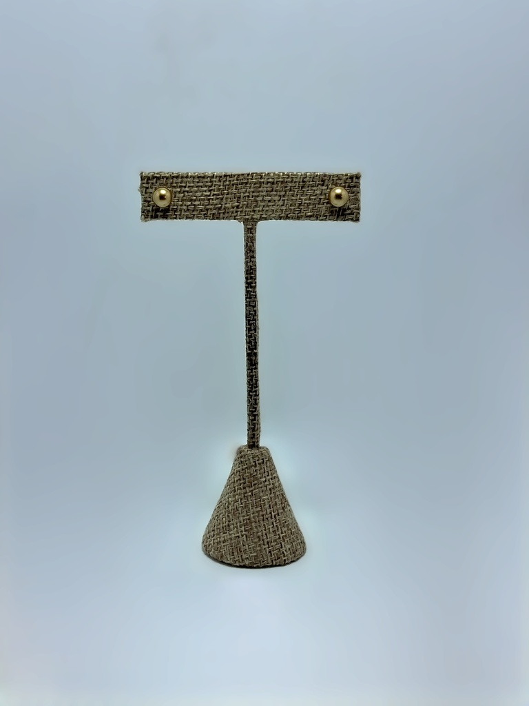 Arete de perla Dorado