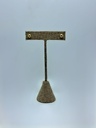 Arete de perla Dorado
