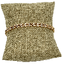 Pulsera de rodio con brillantito