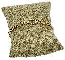 Pulsera de rodio con brillantito