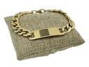 Pulsera de acero inoxidable dorado