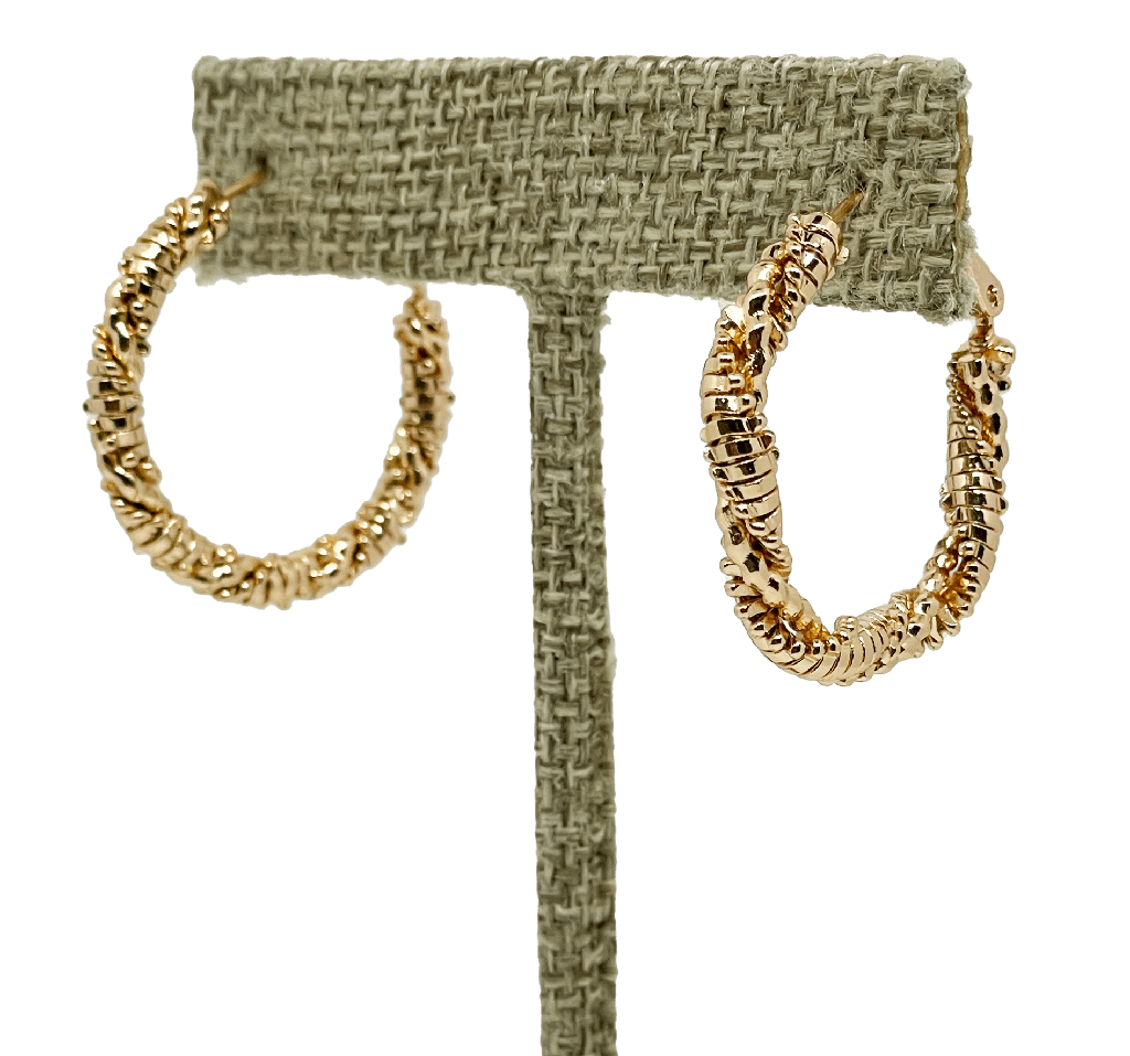 Argolla de rodio dorado