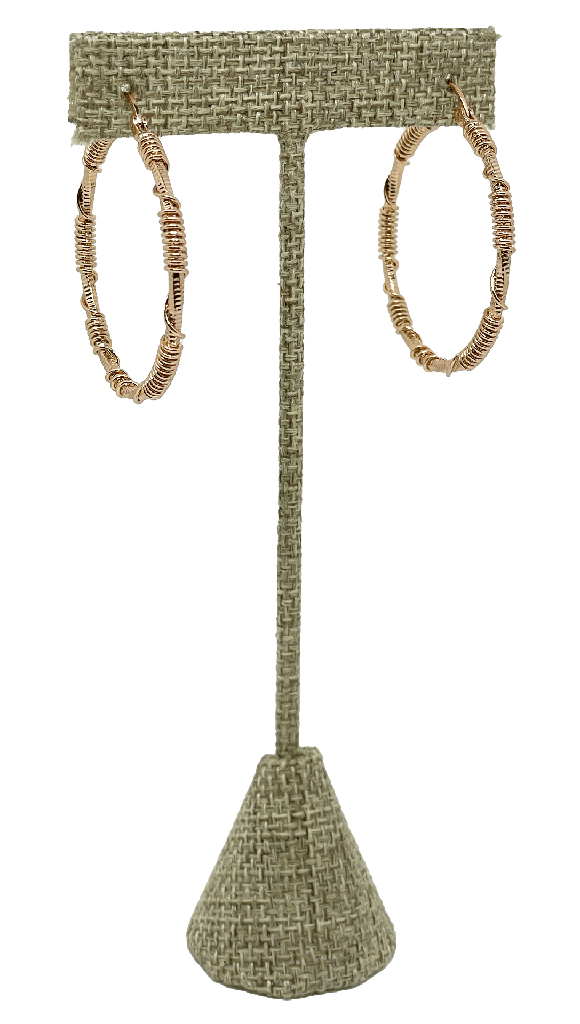 Argolla de rodio dorado