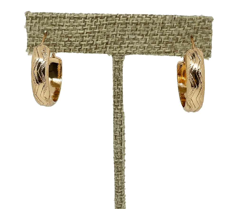 Argolla de rodio dorado