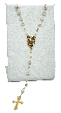 Collar de rosario en acero inoxidable