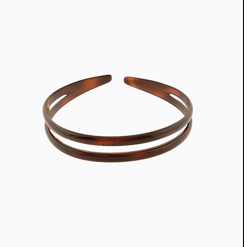 Diadema de Carey de Doble Barras