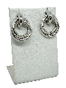 Aretes de metal 2.5 x 3.5cm