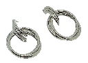 Aretes de metal x 3.1 x 4.3 cm