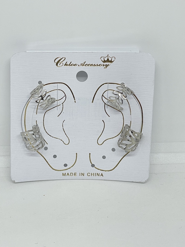 Set-earcuffs de 2 pares 1x1cm