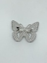 Prendedor con brillantitos de mariposa 4x4 cm