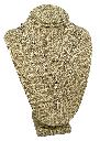 Cadena de 3 hilos con cruz x 44 cm L.