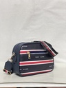 Bolsa de cuerina con rallas