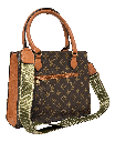 Bolsa gena de cuerina