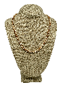 Cadena dorada de rodio