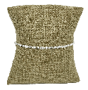 Pulsera antideslizante con brillantitos