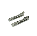 Set de 2 ganchos de pinzas y brillantitos