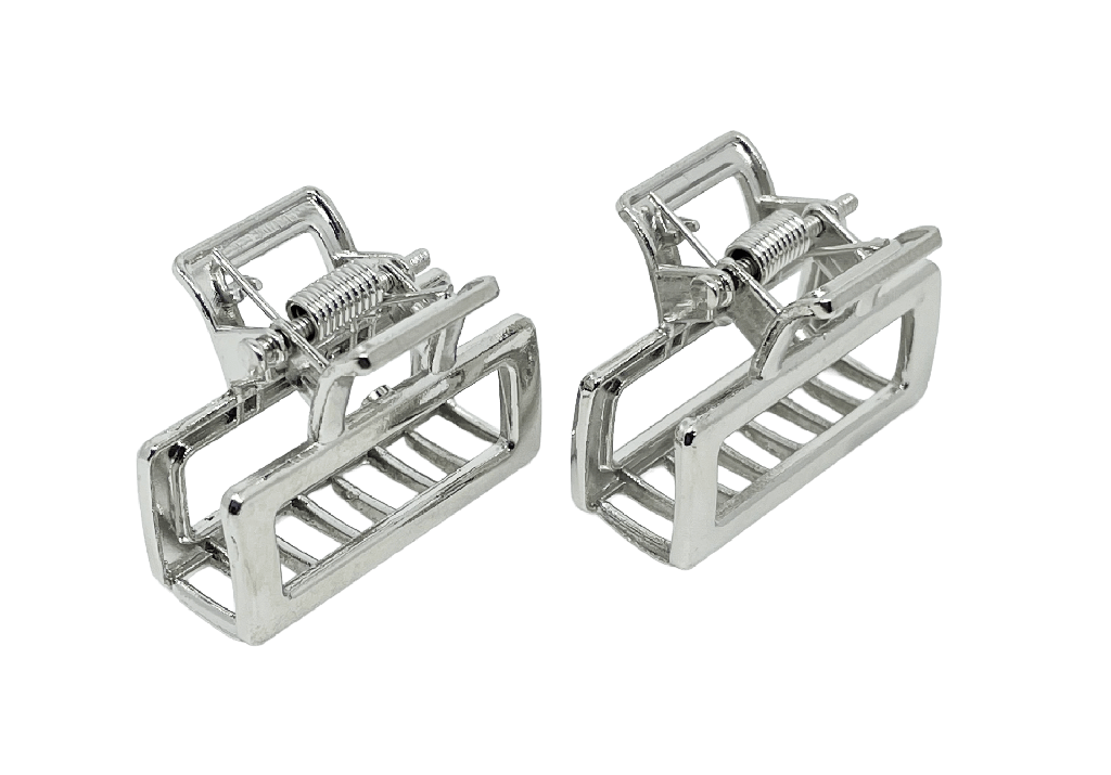 Set de ganchos de metal cuadrados