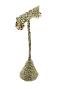 Argollas doradas de rodio