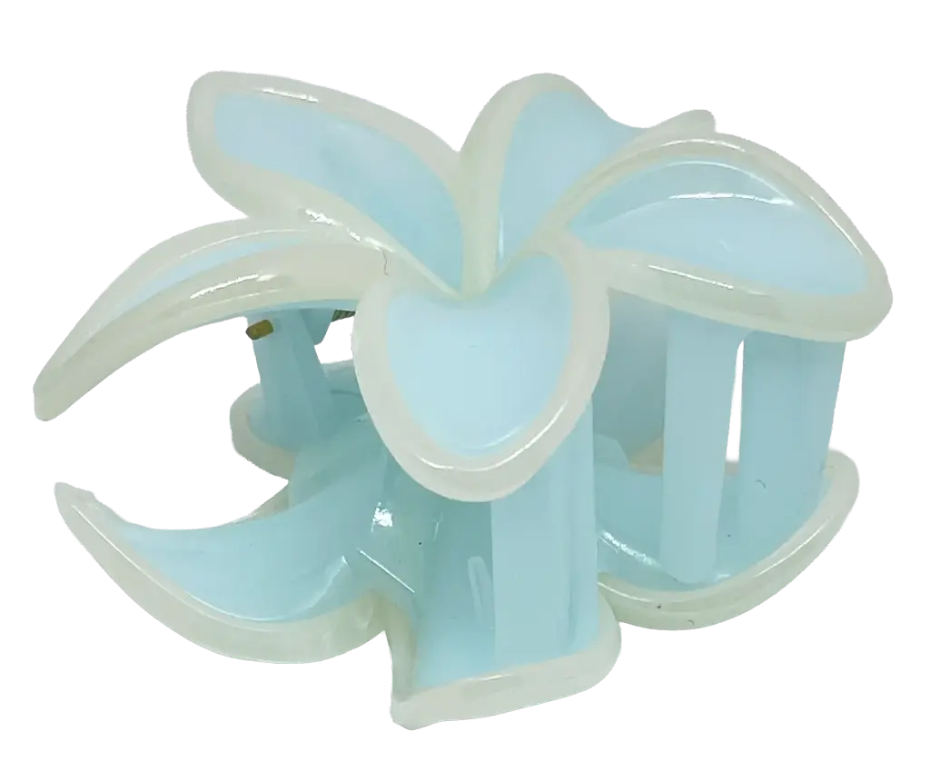 Gancho-plastico-celeste-con-beige-de-flor.webp