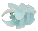Gancho-plastico-celeste-con-beige-de-flor.webp