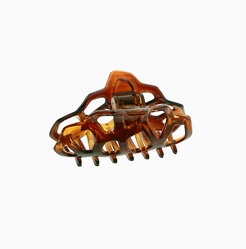 Gancho clip de carey Café 7cm