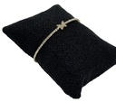 Pulsera con brillantito en dorado