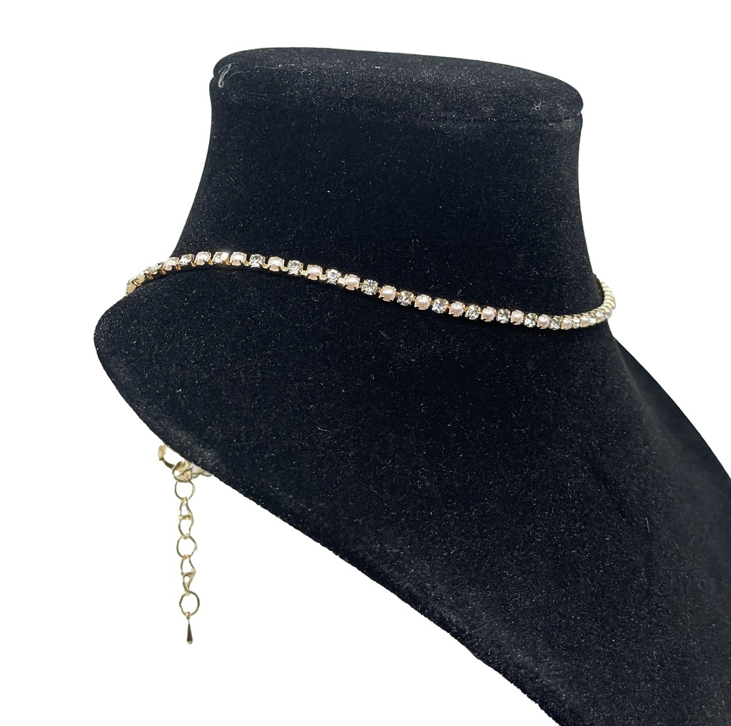 Collar de gargantia con brillantito choker