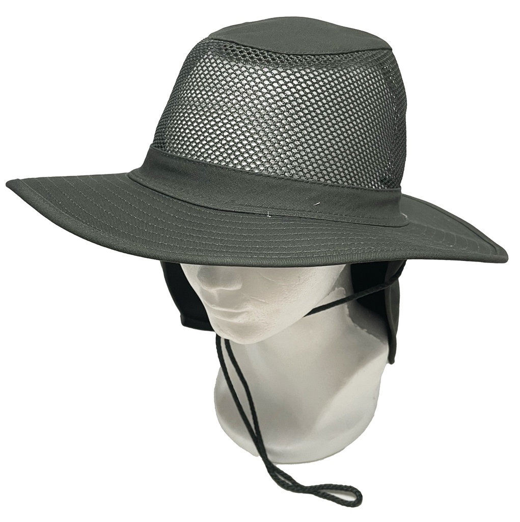 Sombrero de pescador con tapa cuello