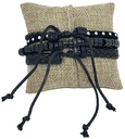 Pulsera negra de 3 hilos