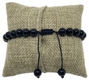Pulsera negro y café