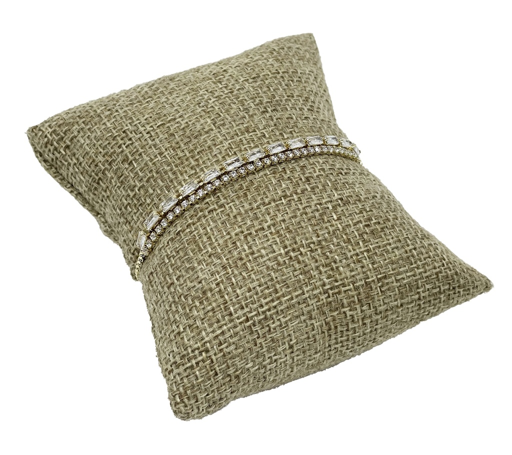 Pulsera con brillantito dorado