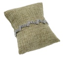 Pulsera de brillantito plateado