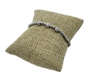 Pulsera de acero con brillantito