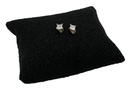 Arete dorado con brillantito cubic zirconia