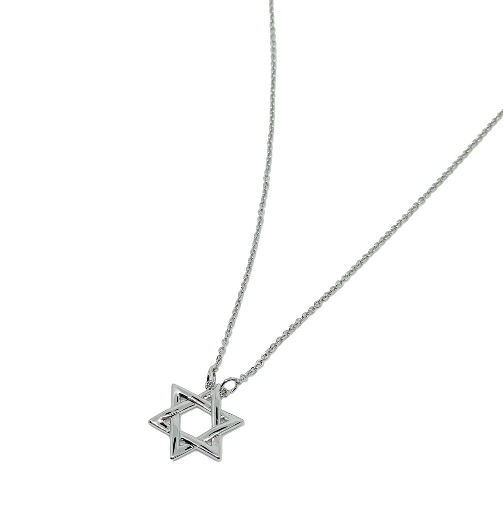 Cadena con dije - estrella de David