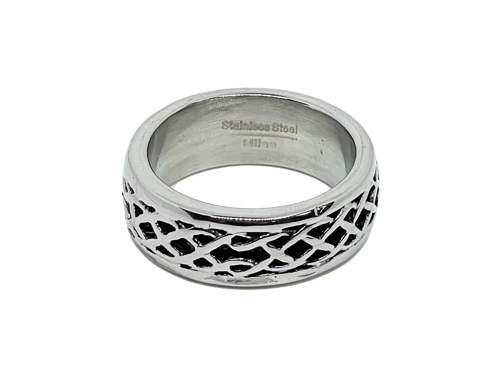 Anillo de acero inoxidable