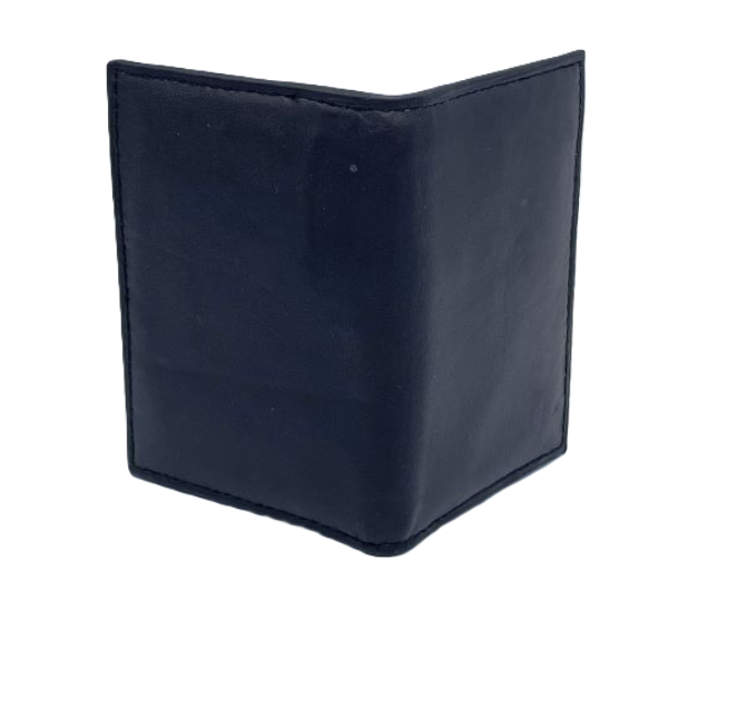 Tarjetero de cuero Negro