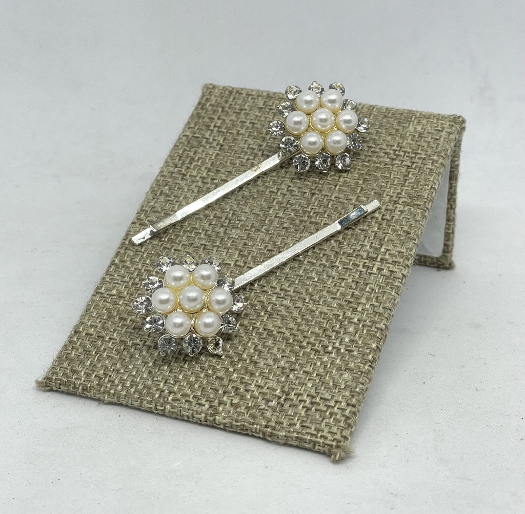 Set de ganchos sandinos con brillantito