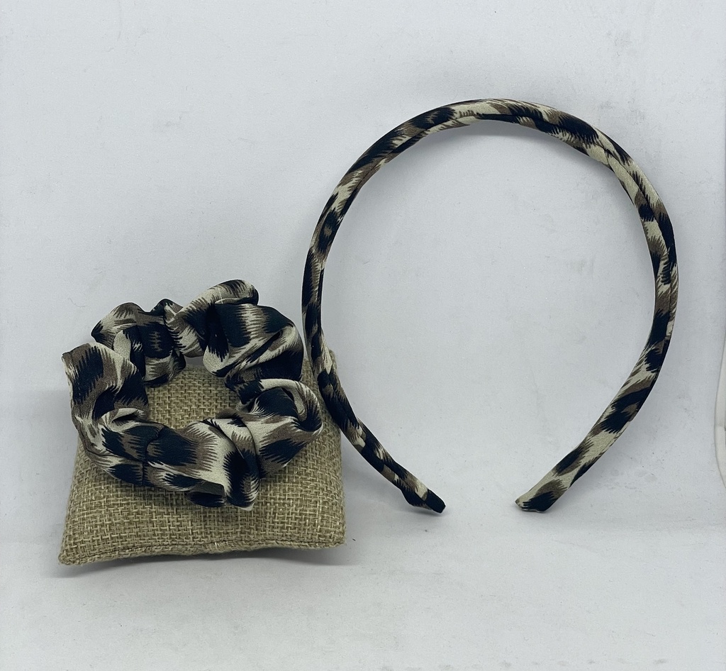 Set de diadema y scrunchie