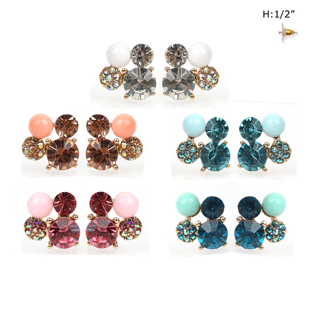 Arete con brillantito