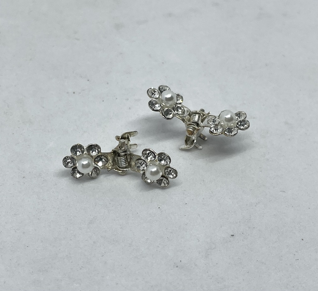 Piojitos de flor con brillantito