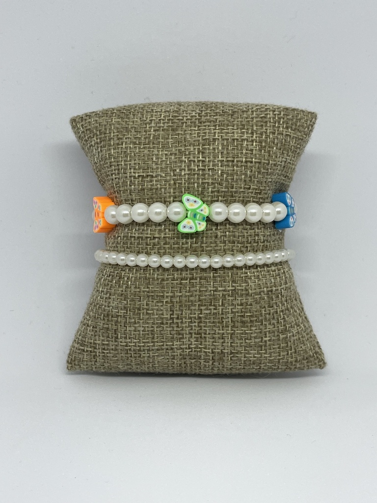 Pulsera de niña con mariposas