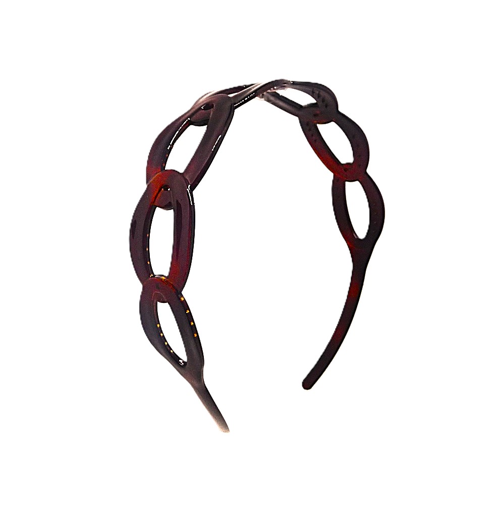 Diadema de carey ovalado