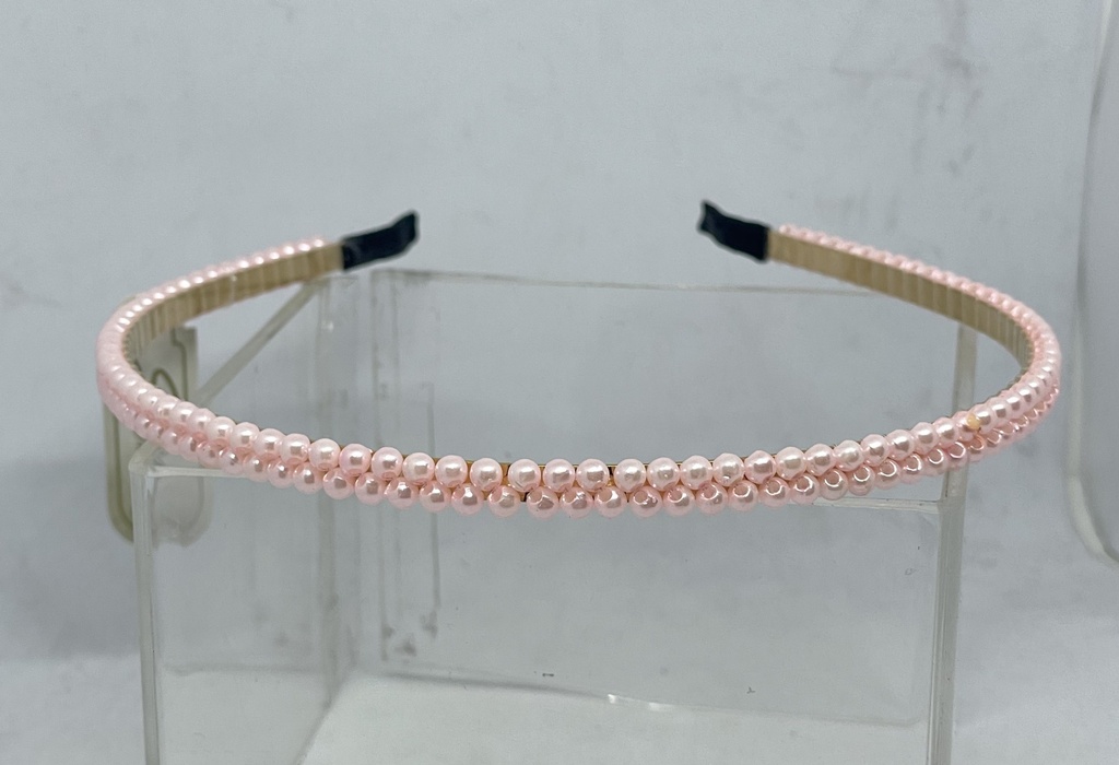 Diadema con perlas